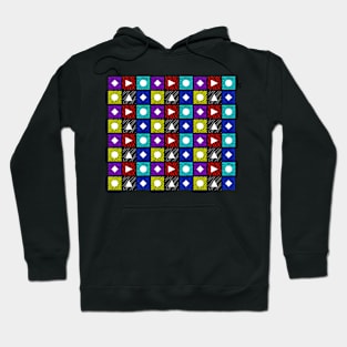 Colorful abstract shapes Hoodie